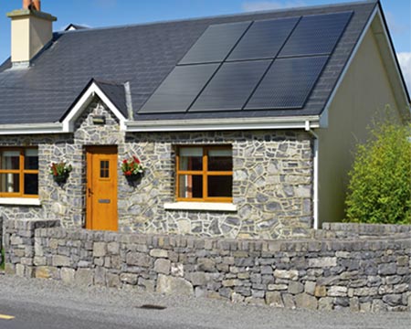 Solar PV provides clean, renewable energy